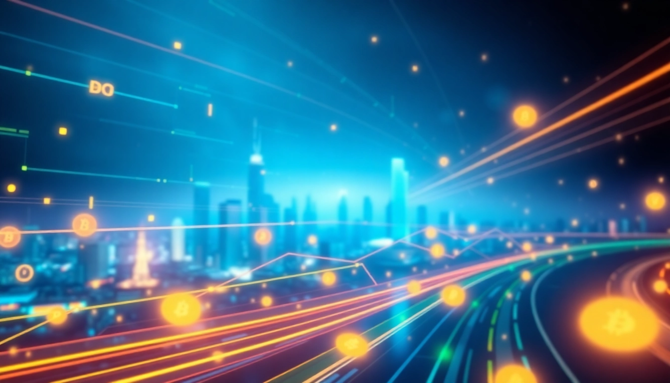 Visualize the essence of Crypto with futuristic technology and digital currency themes.